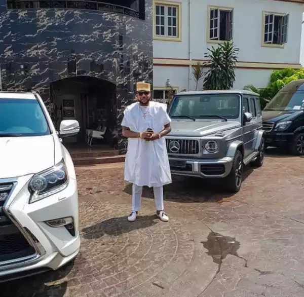 E-Money Shows Off His 2019 G-Wagon Amongst Other Luxurious Cars (Photos)